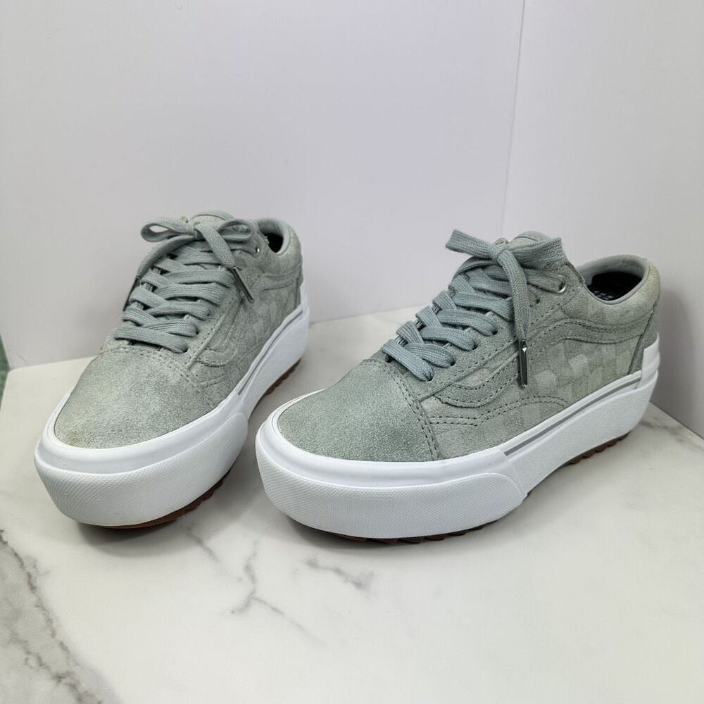VANS Old Skool STACKED “Emboss Check” - Women’s us 5.5
